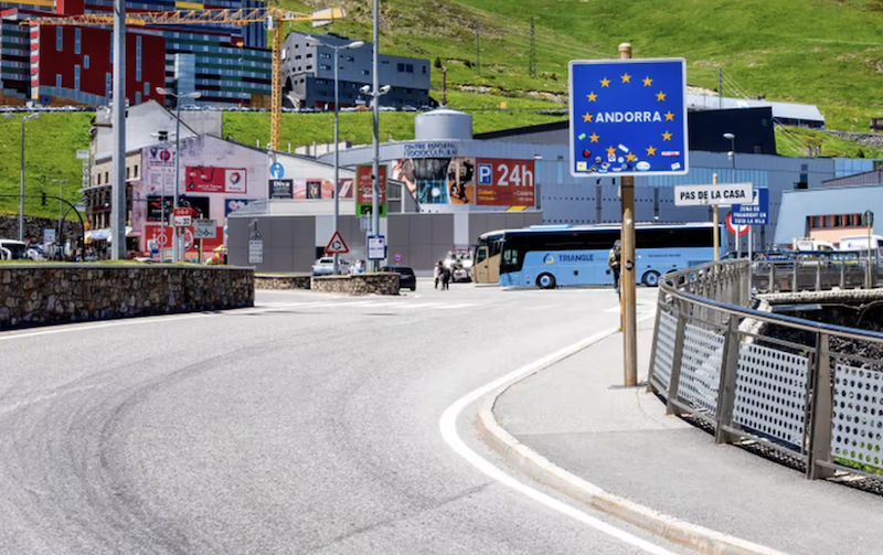 frontera con andorra