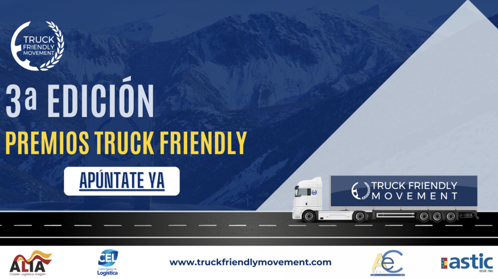 cartel que anuncia una nueva edición de los premios truck friendly
